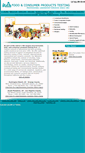 Mobile Screenshot of foodtestinglabs.com